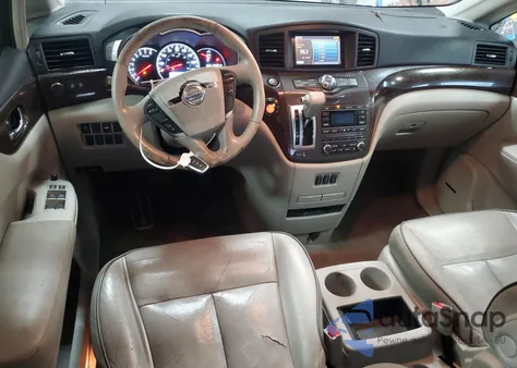 2014 Nissan Quest S z USA, uszkodzony, nr VIN JN8AE2KP9E9100519